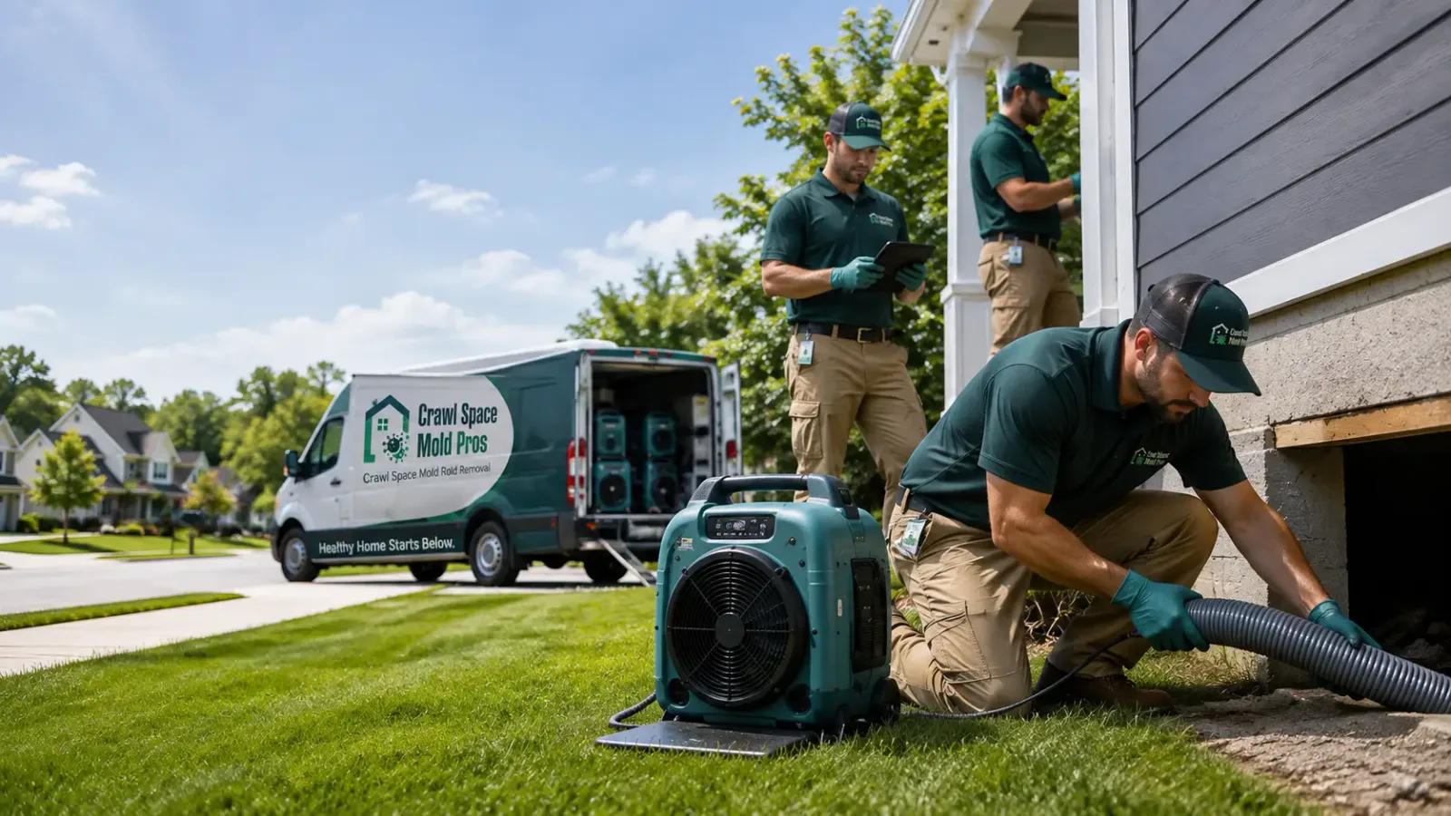 Crawl Space Mold Removal in Dublin, CA